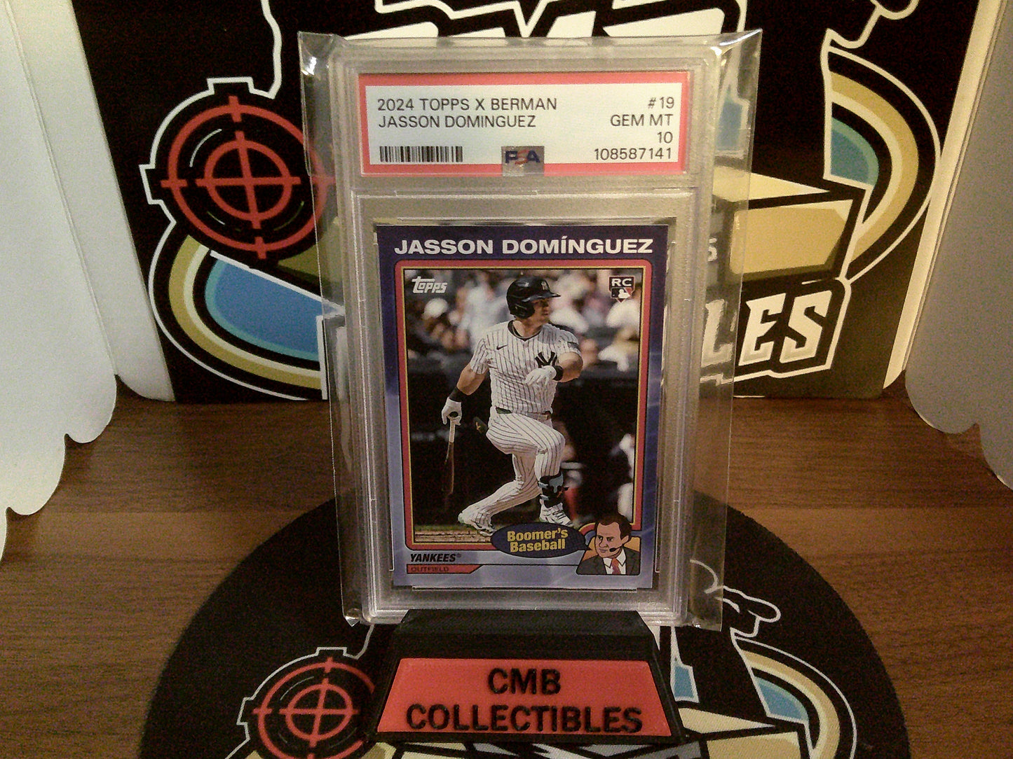 2024 Topps X Berman Jasson Dominguez #19 PSA 10