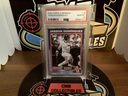 2024 Topps X Berman Jasson Dominguez #19 PSA 10