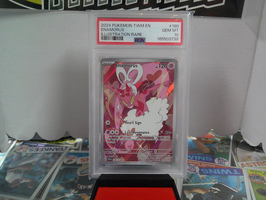 2024 POKEMON ENAMORUS TWM 180/167 PSA10