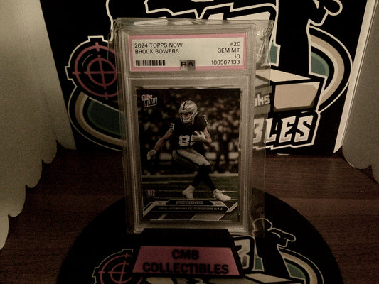 2024 Topps Now Brock Bowers #20 PSA 10