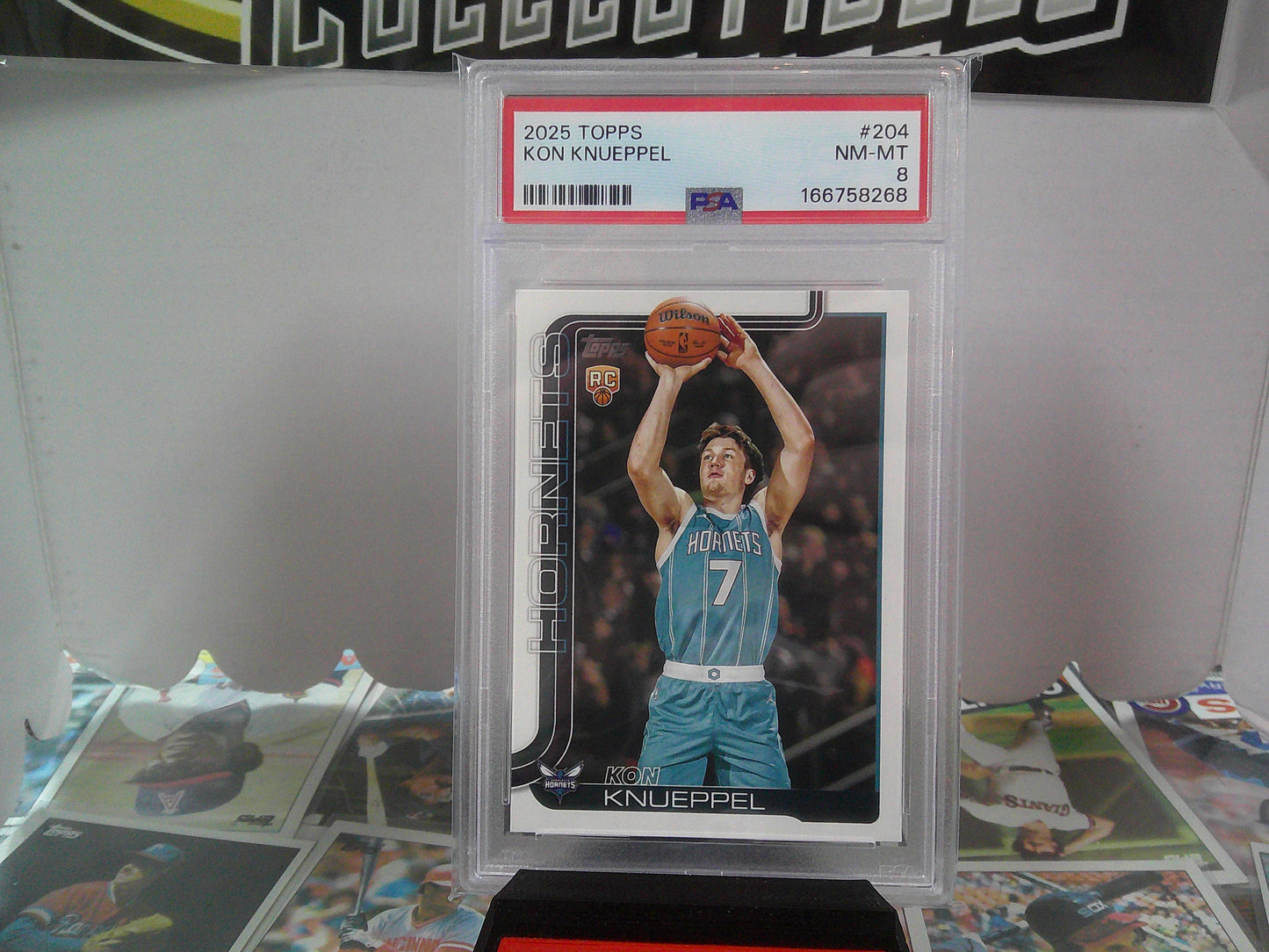 2025 TOPPS KON KNUEPPEL #204 PSA8