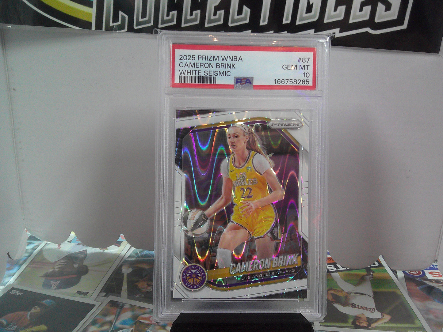 2025 PRIZM WNBA CAMERON BRINK #87 PSA10