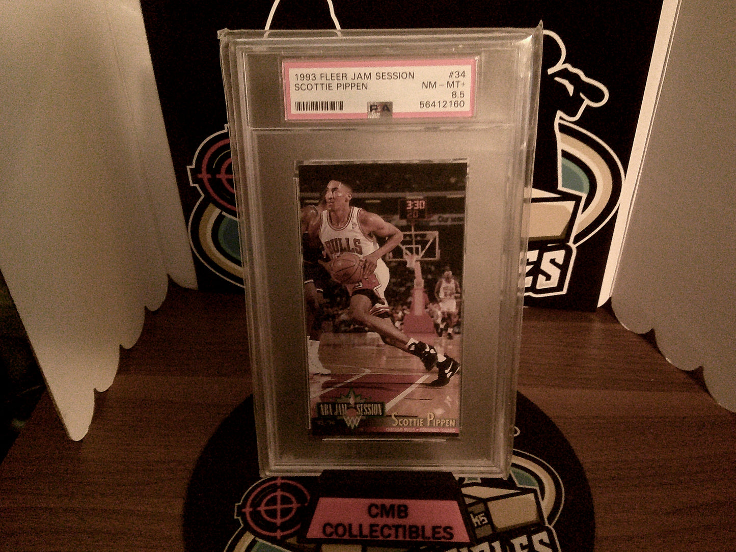 1993 Fleer Jam Session Scottie Pippen #34 PSA 8.5