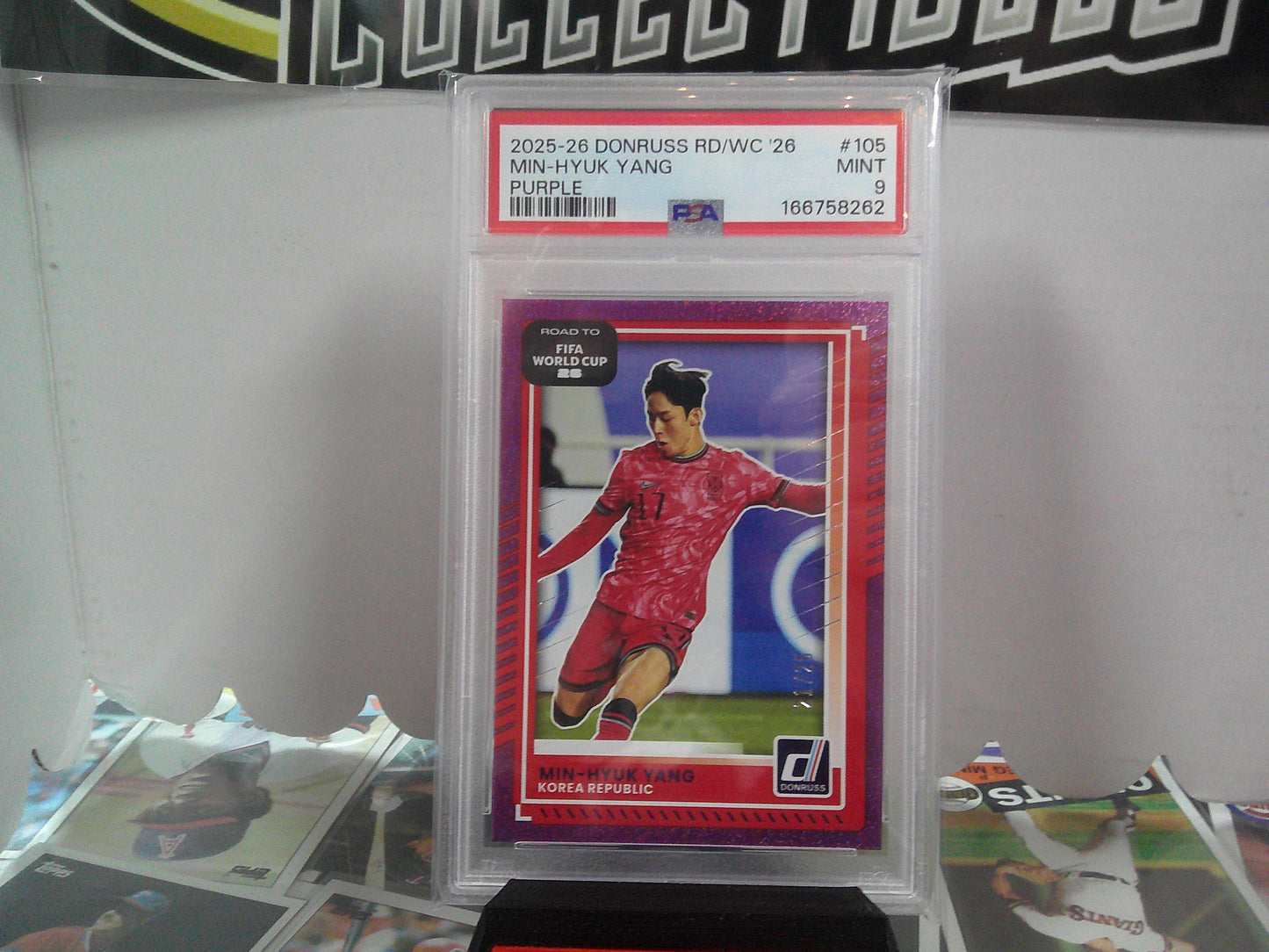 2025-26 DONRUSS MIN-HYUK YANG 21/25 PSA9