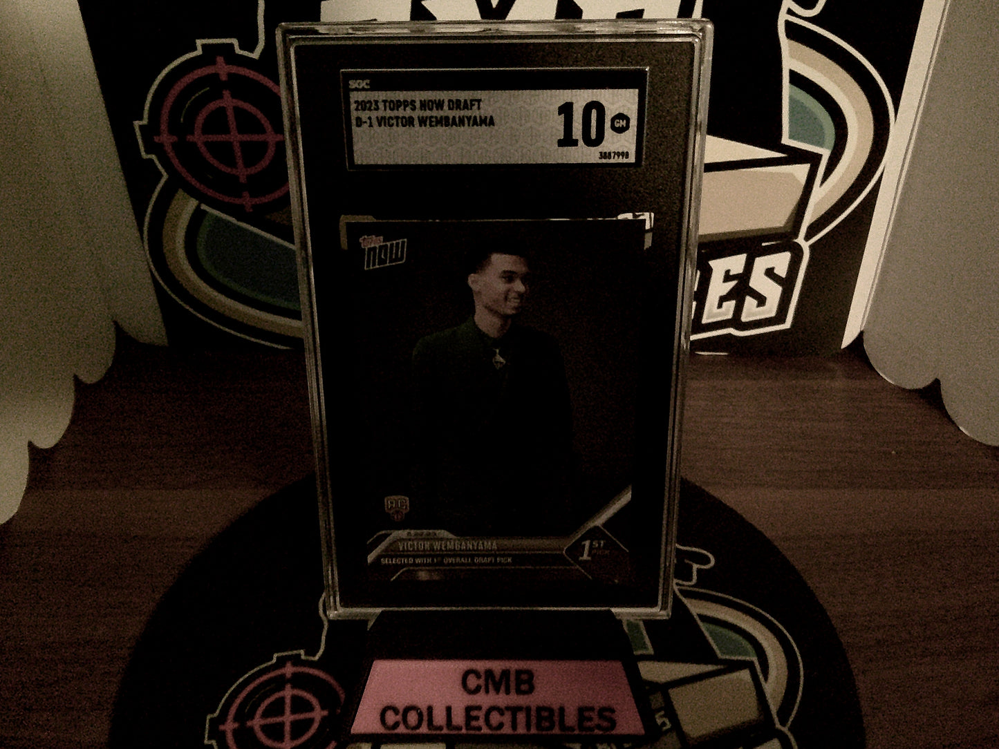 2023 Topps Now Draft D-1 Victor Wembanyama SGC 10