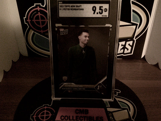 2023 Topps Now Draft D-1 Victor Wembanyama SGC 9.5