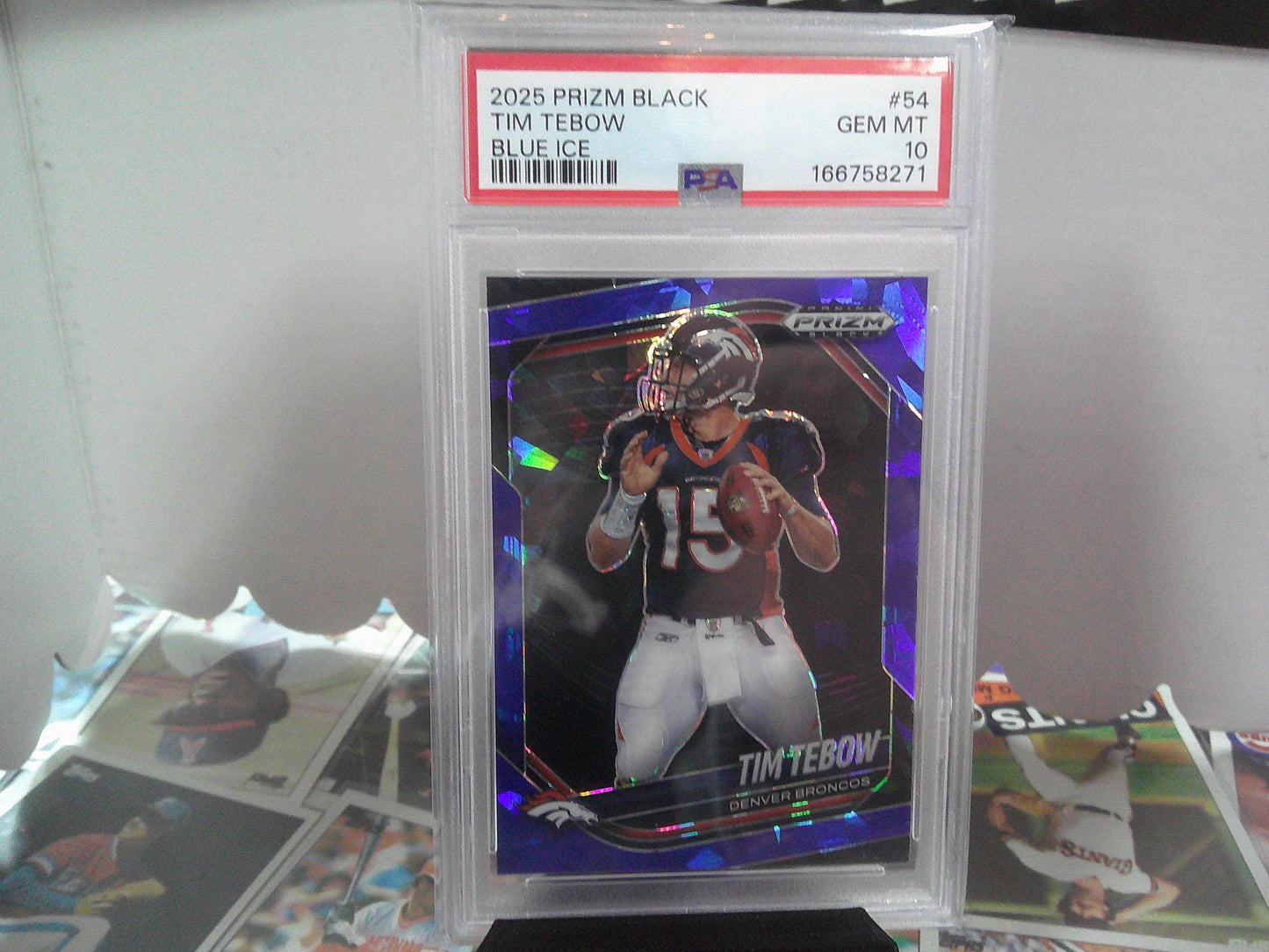 2025 PRISM BLACK TIM TEBOW PSA10