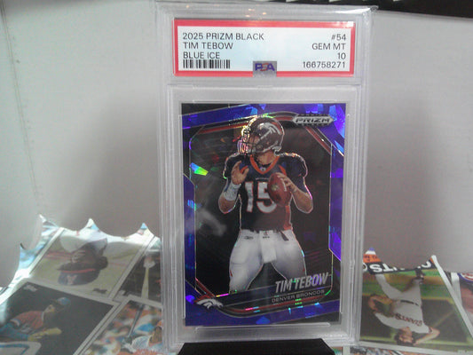 2025 PRISM BLACK TIM TEBOW PSA10