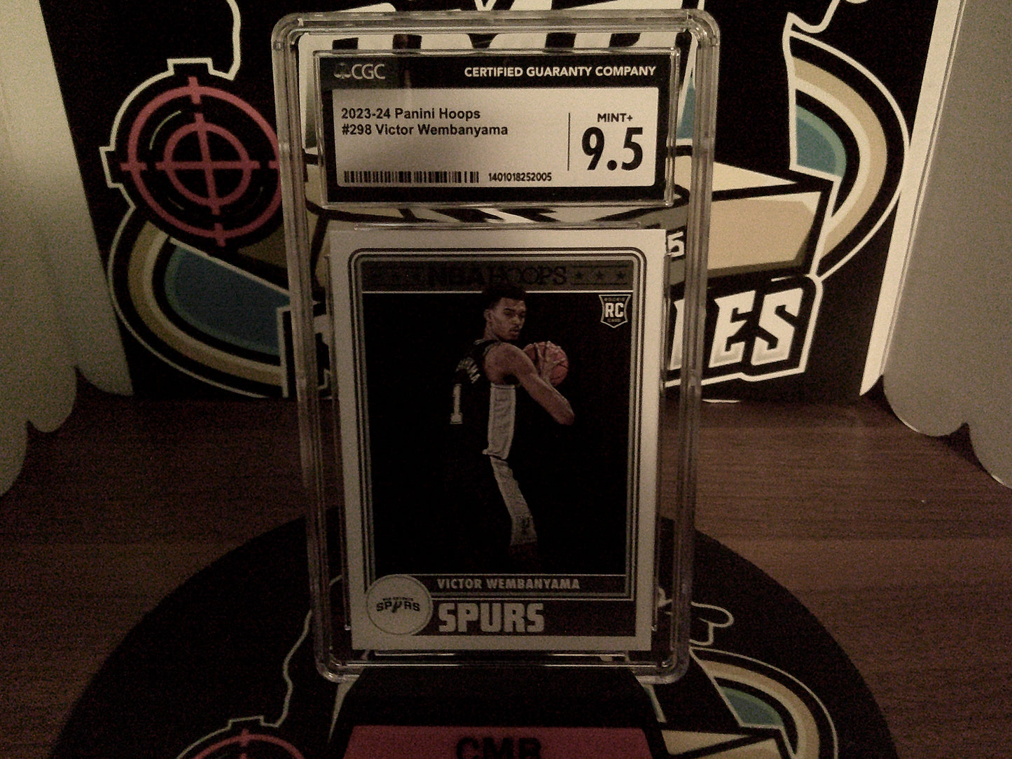 2023-24 Panini Hoops #298 Victor Wembanyama CGC 9.5