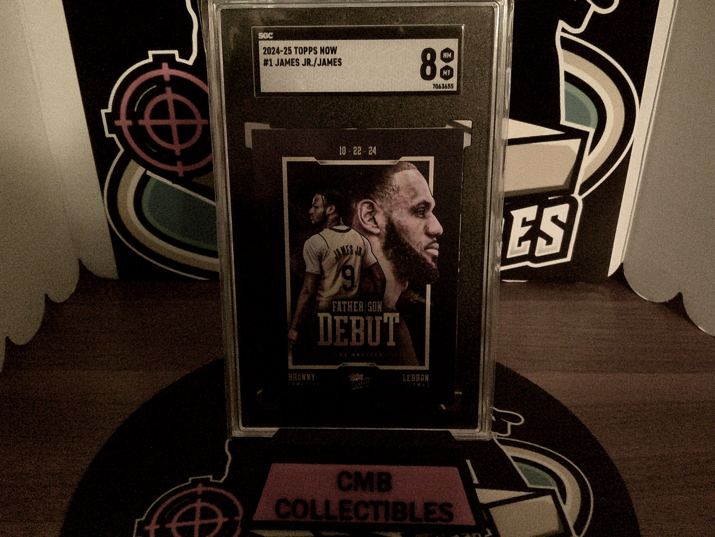 2024-25 Topps Now #1 James Jr./James SGC 8
