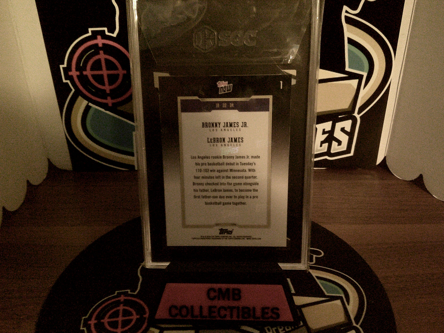 2024-25 Topps Now #1 James Jr./James SGC 8