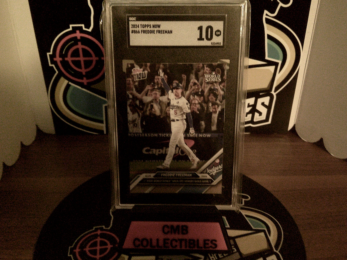 2024 Topps Now #866 Freddie Freeman SGC 10