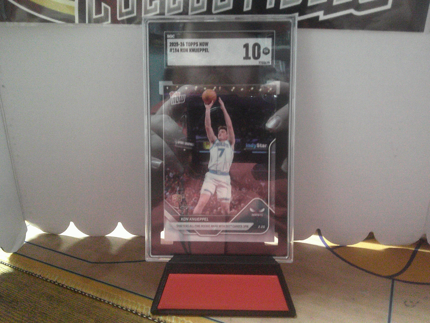 2025-26 TOPPS NOW #184 KON KNUEPPEL SGC 10