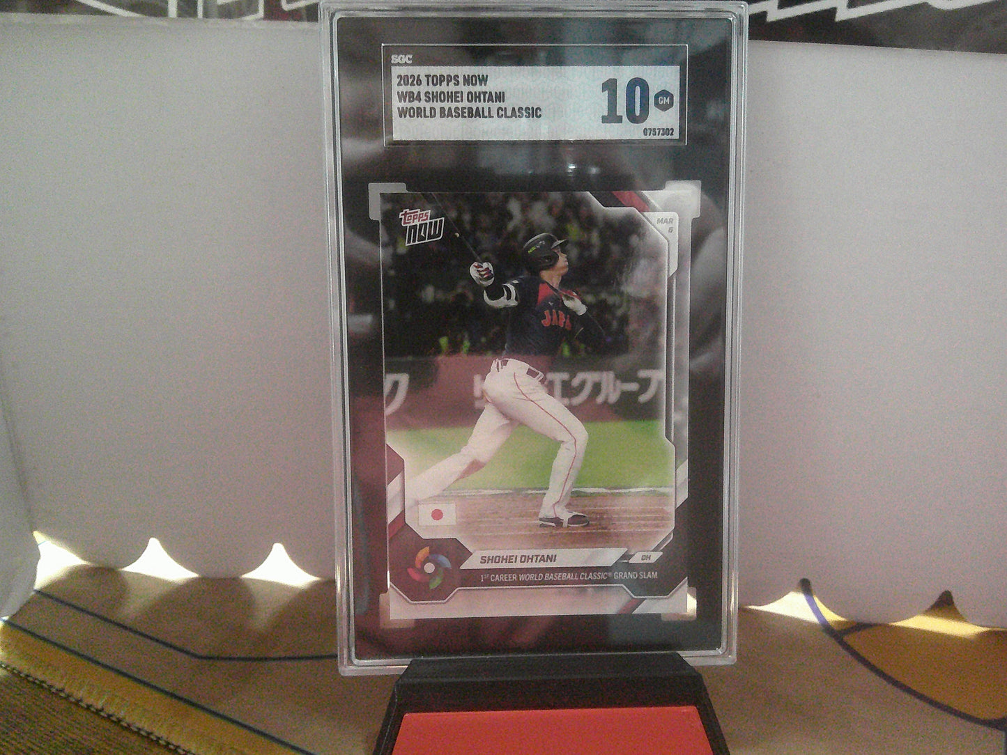 2026 TOPPS NOW WB4 SHOHEI OHTANI SGC 10