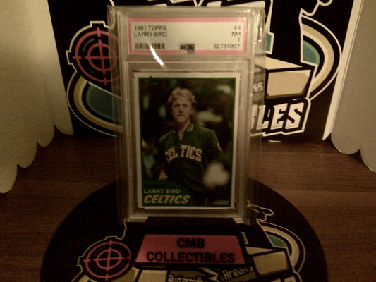 1981 Topps Larry Bird #4 PSA 7