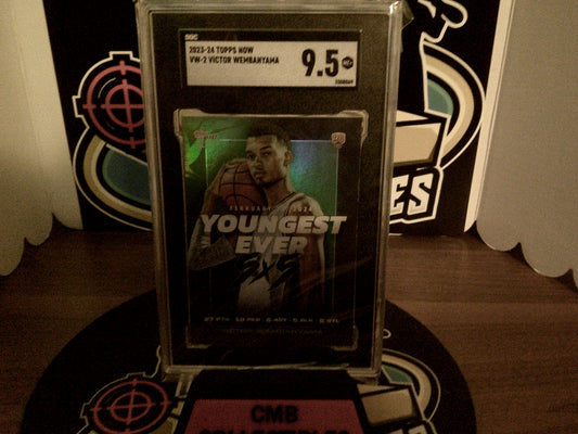 2023-24 Topps VW-2 Victor Wembanyama SGC 9.5