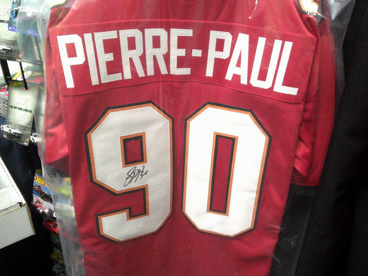 Jason Pierre-Paul Autographed Tampa Bay Bucs Jersey. JSA COA