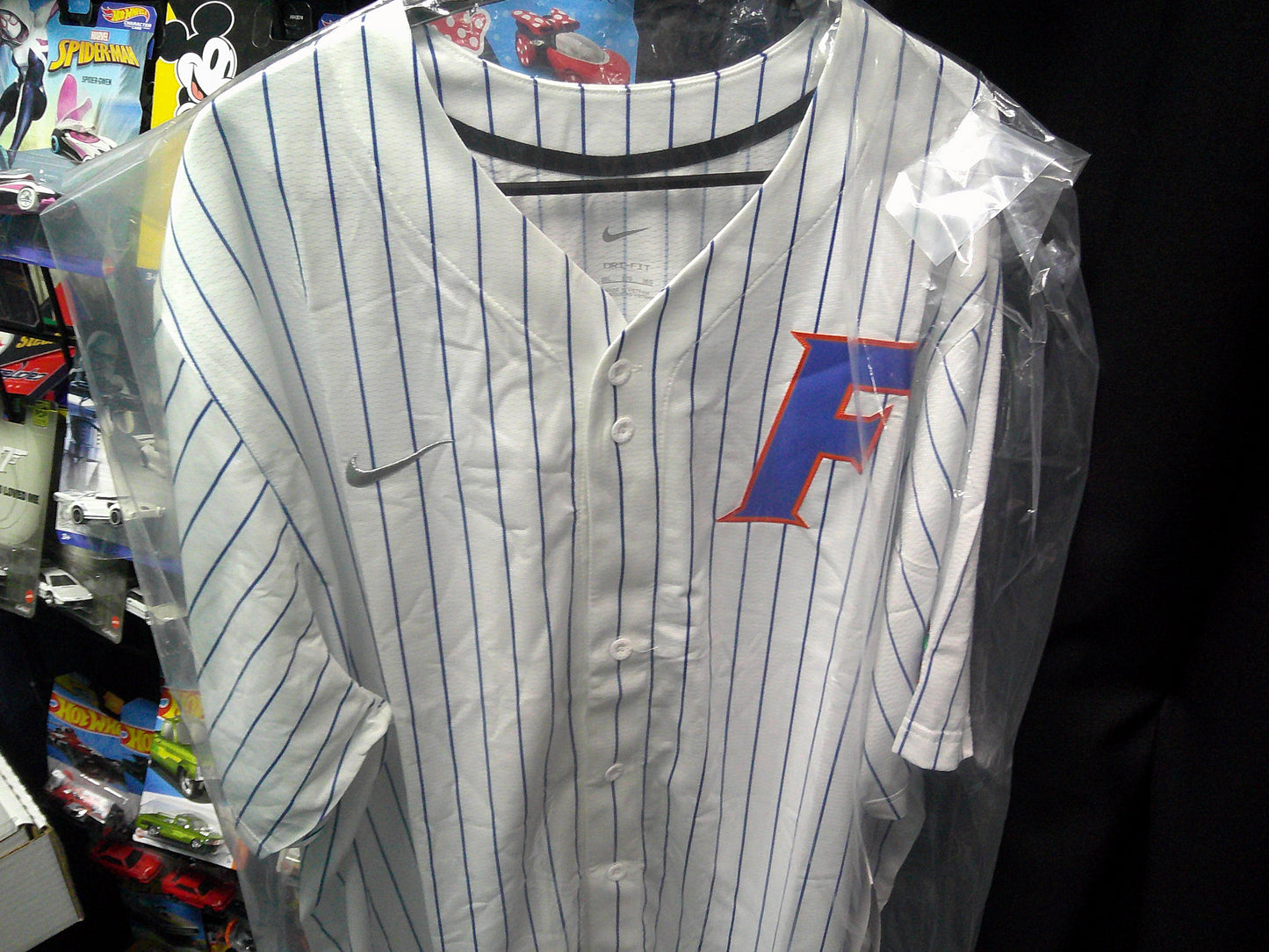 Florida Gators Pinstripe Baseball Jersey 3XL.