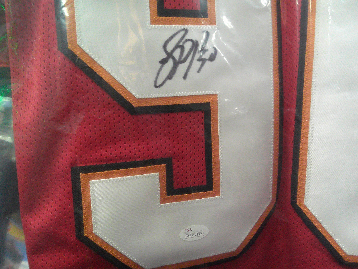 Jason Pierre-Paul Autographed Tampa Bay Bucs Jersey. JSA COA
