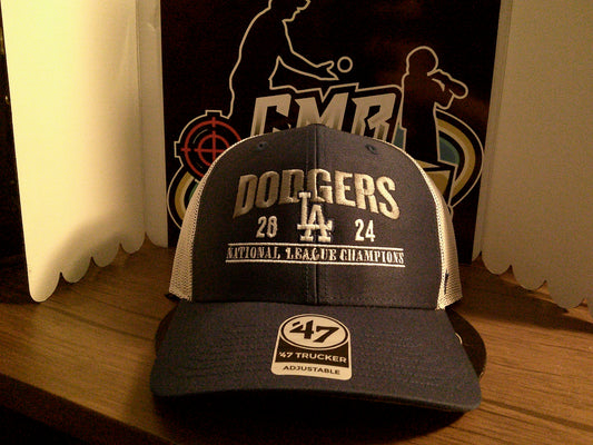 New York Yankees '47 2024 American League Champions Trucker Adjustable Hat-Navy