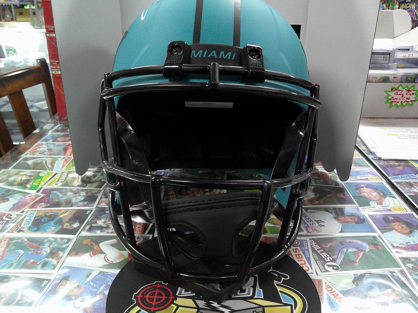 Ricky Williams Signed Miami Dolphins Rave Full-Size Replica Football Helmet Beckett COA