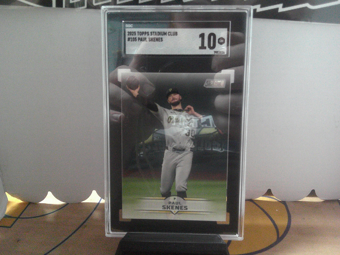 2025 TOPPS STADIUM CLUBN 105 PAUL SKENES SGC 10