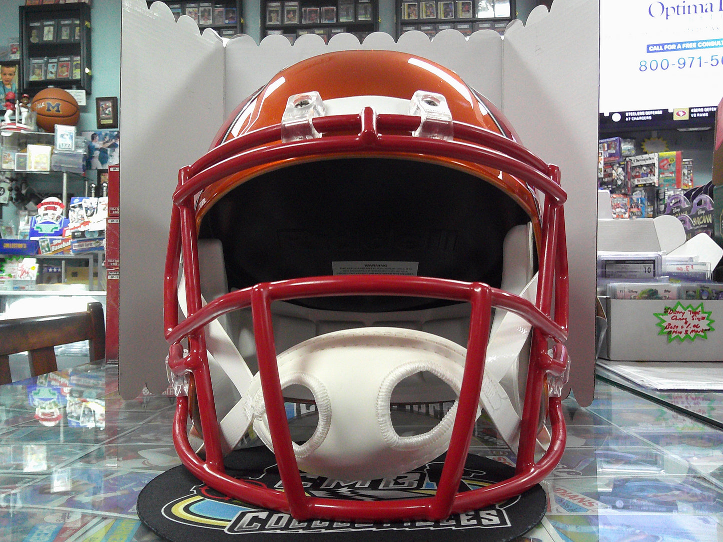 Warran Sapp Signed HOF 13 Inscription Tampa Bay Buccaneers Flash Speed Full-Size Replica Football Helmet Beckett COA