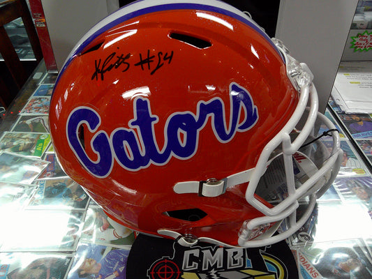 Kyle Pitts Signed Florida Gators Orange Speed Full-Size Replica Football Helmet Beckett COA