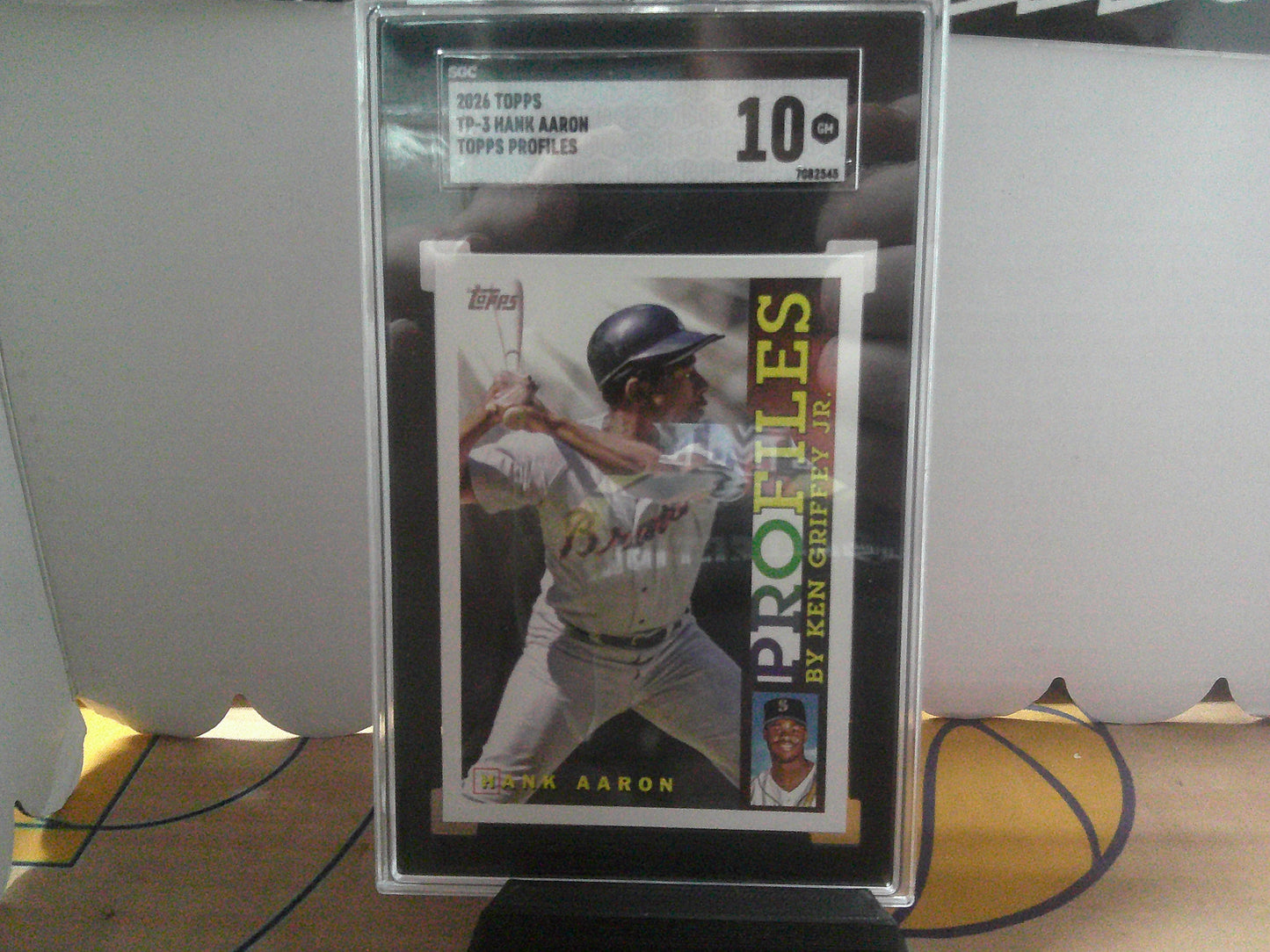 2026 TOPPS TP-3 HANK AARON TOPPS PROFILES SGC 10