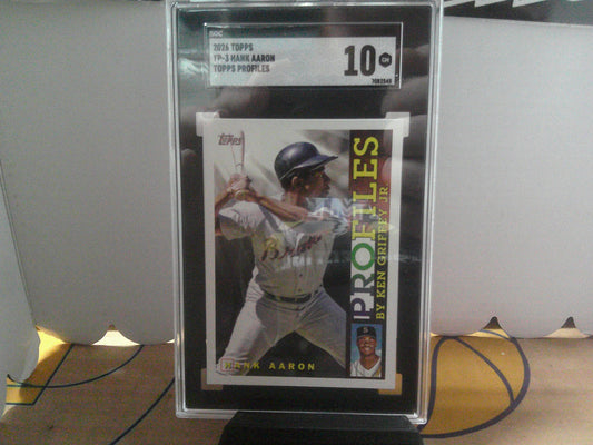2026 TOPPS TP-3 HANK AARON TOPPS PROFILES SGC 10