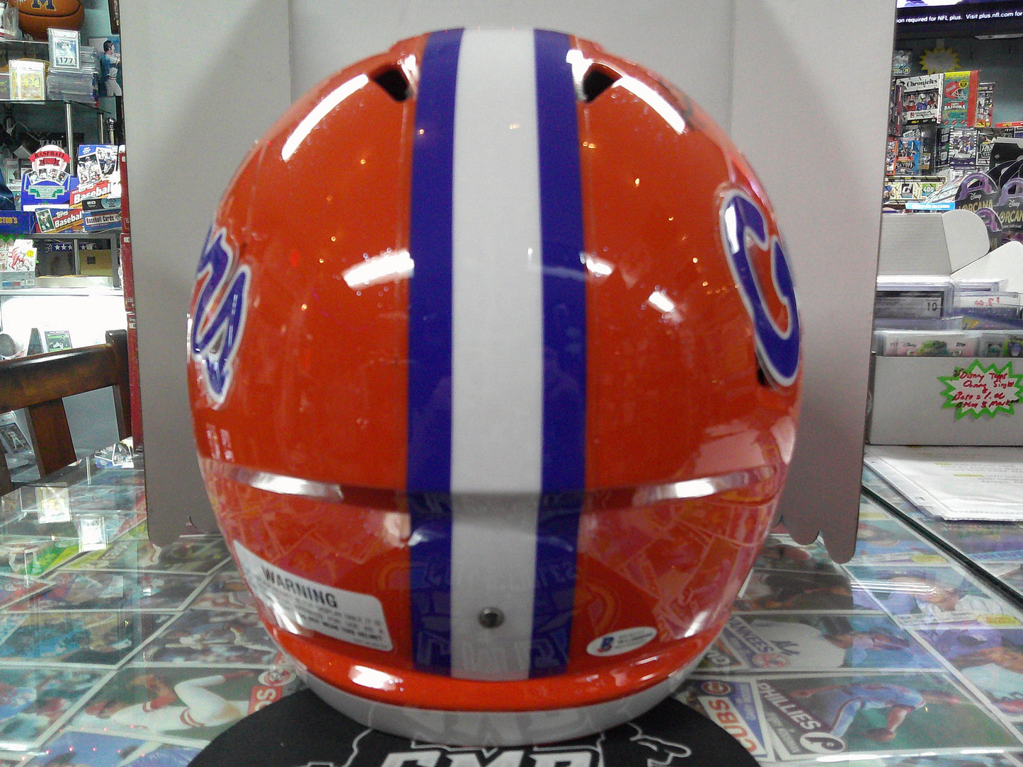 Kyle Pitts Signed Florida Gators Orange Speed Full-Size Replica Football Helmet Beckett COA