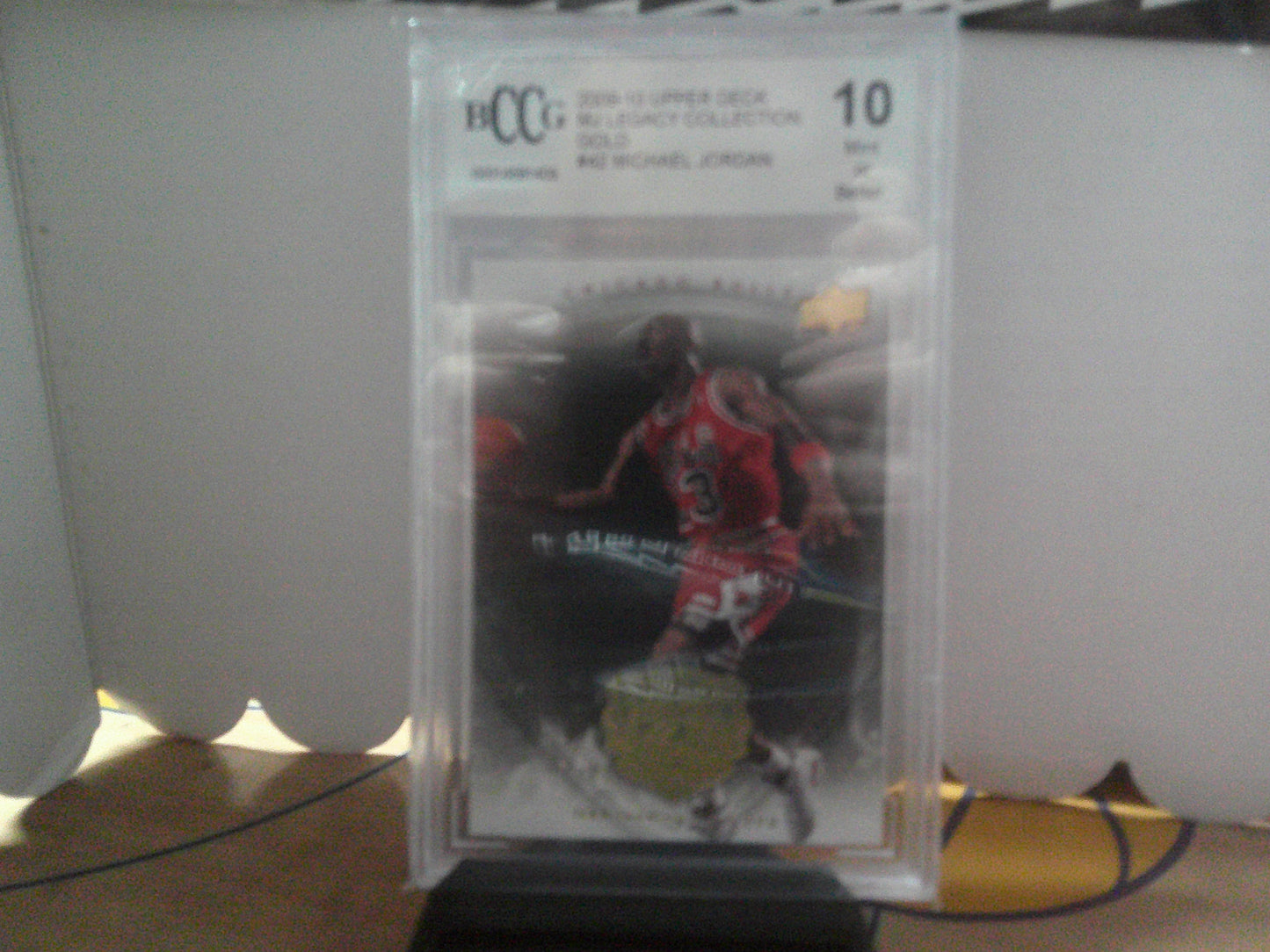 2009-10 UPPER DECK MJ LEGACY #42 MICHAEL JORDAN BECKETT 10