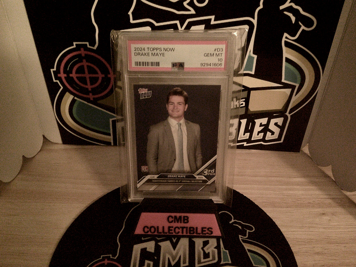 2024 Topps Now Drake Maye #D3 PSA 10