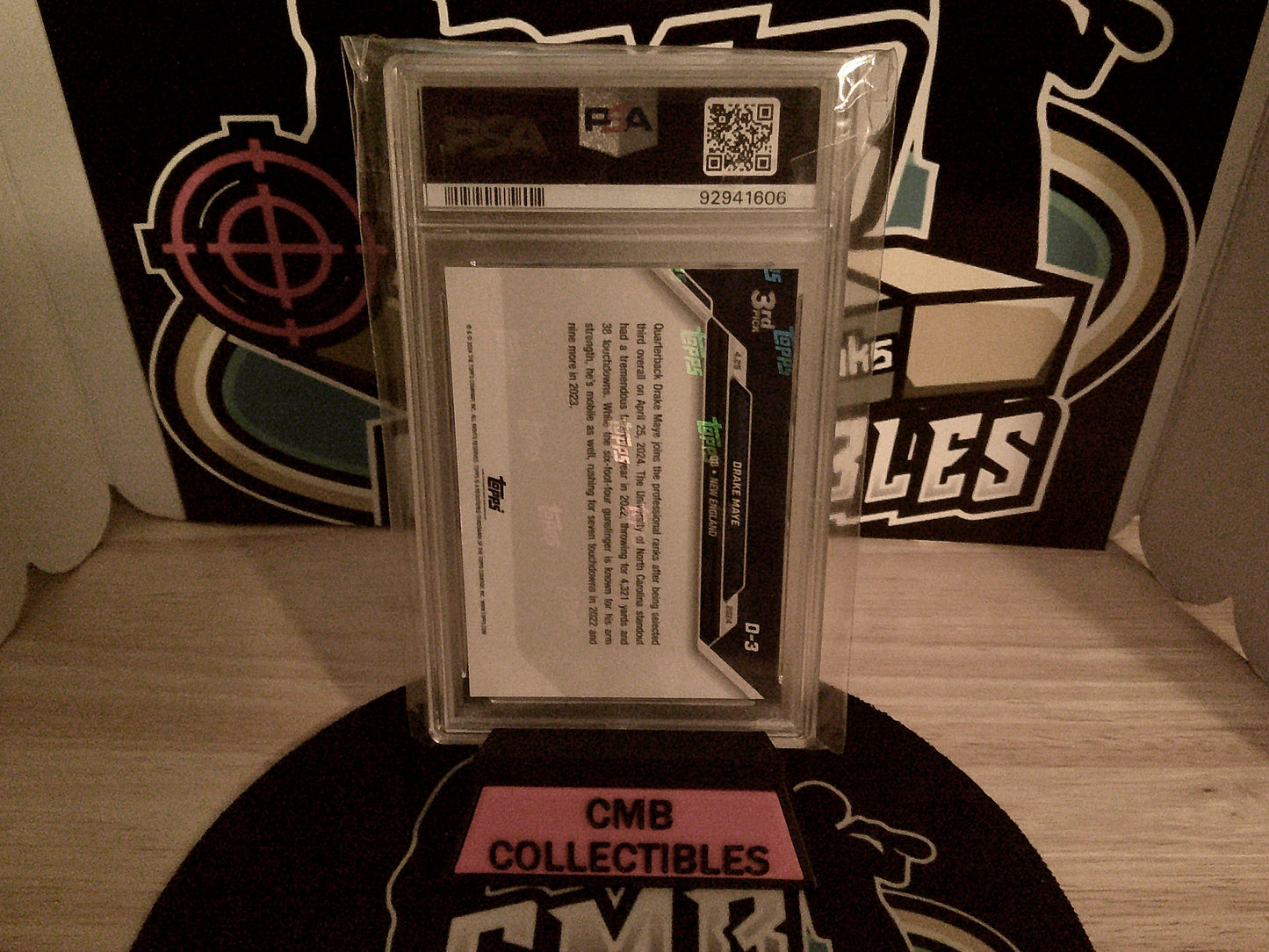 2024 Topps Now Drake Maye #D3 PSA 10