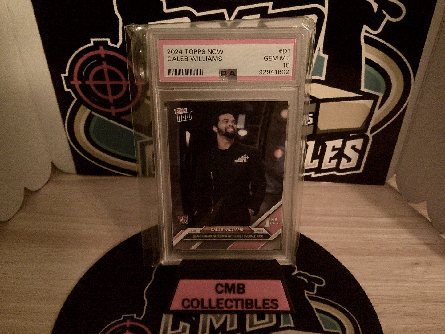 2024 Topps Now Caleb Williams #D1 PSA 10