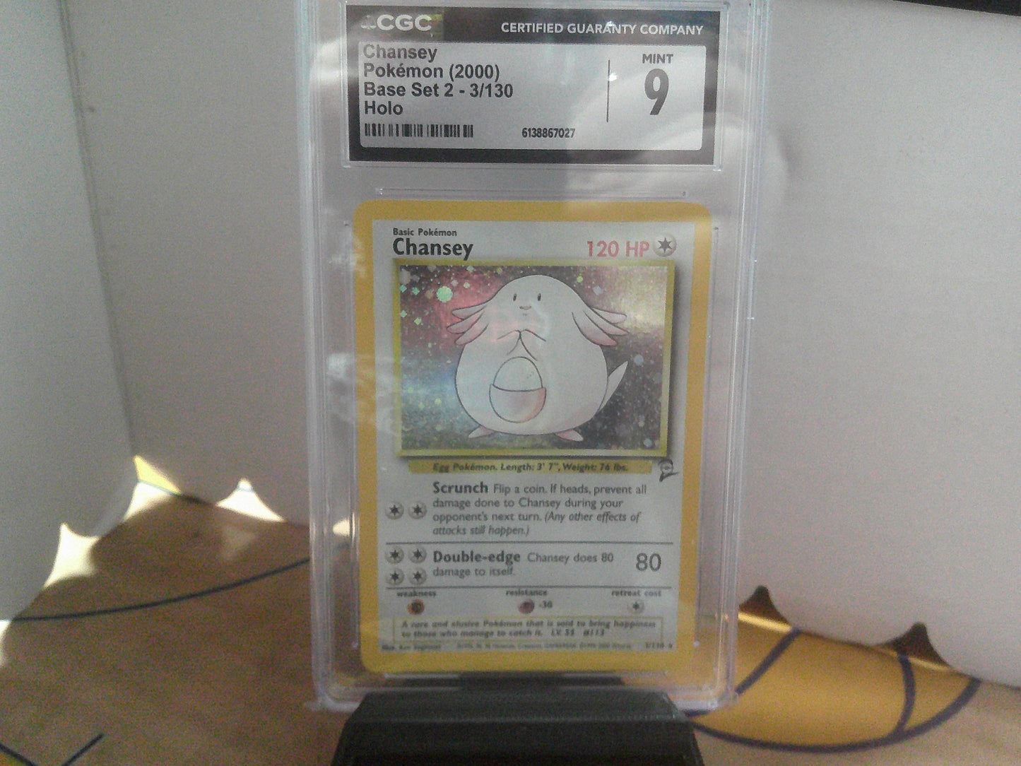 POKEMON BASE SET 2 CHANSEY CGC 9