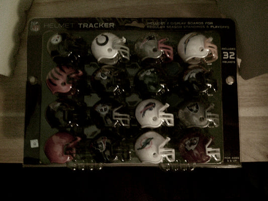 NFL Helmet Tracker 32 Helmets