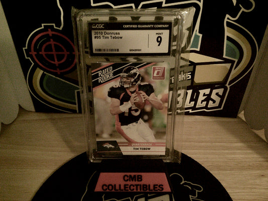 2010 Donruss #95 Tim Tebow CGC 9