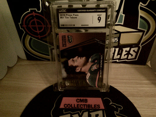2010 Press Pass #61 Tim Tebow CGC 9