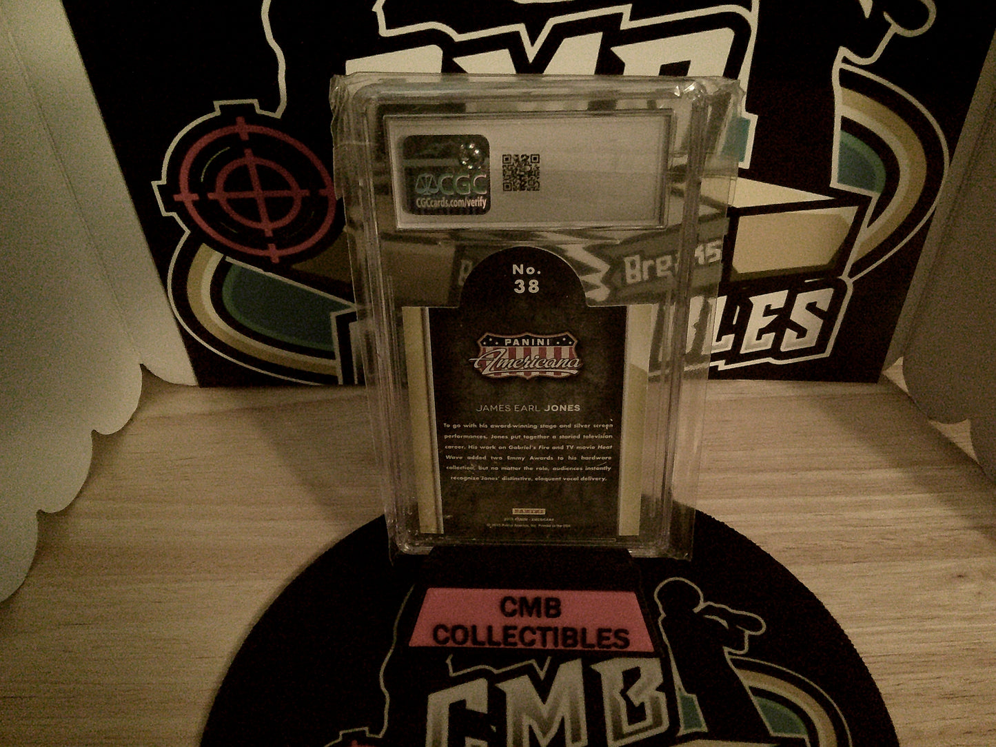 2015 Panini Americana On the Tube - Modern #38 James Earl Jones Gold CGC 9