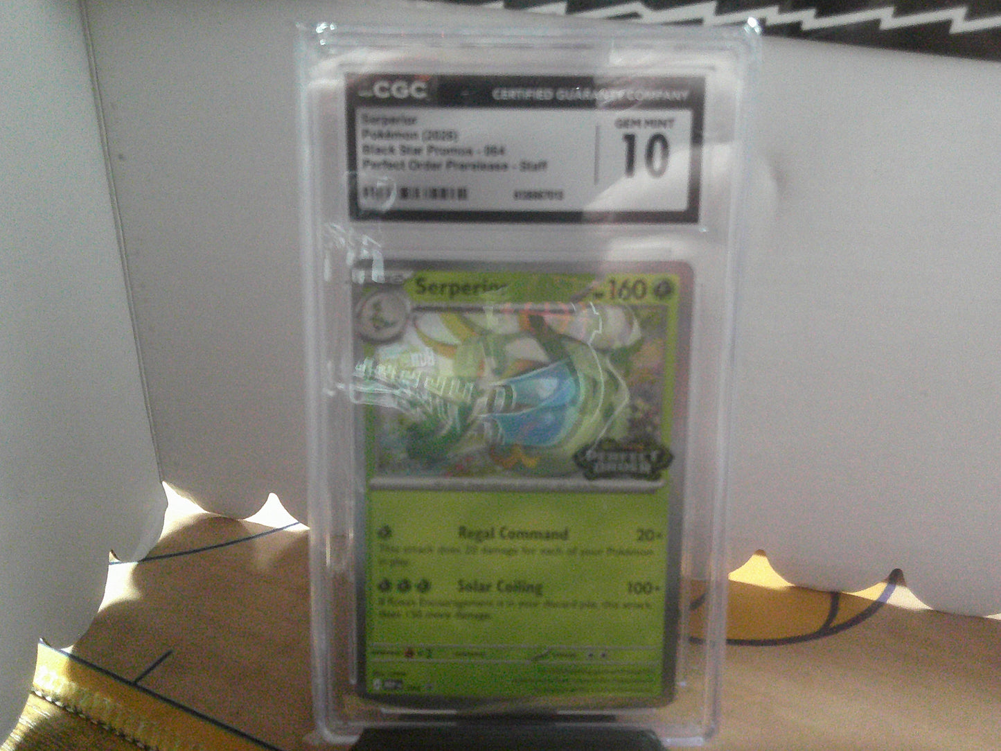 POKEMON PERFECT ORDER STAFF SET OF 4 CGC 10