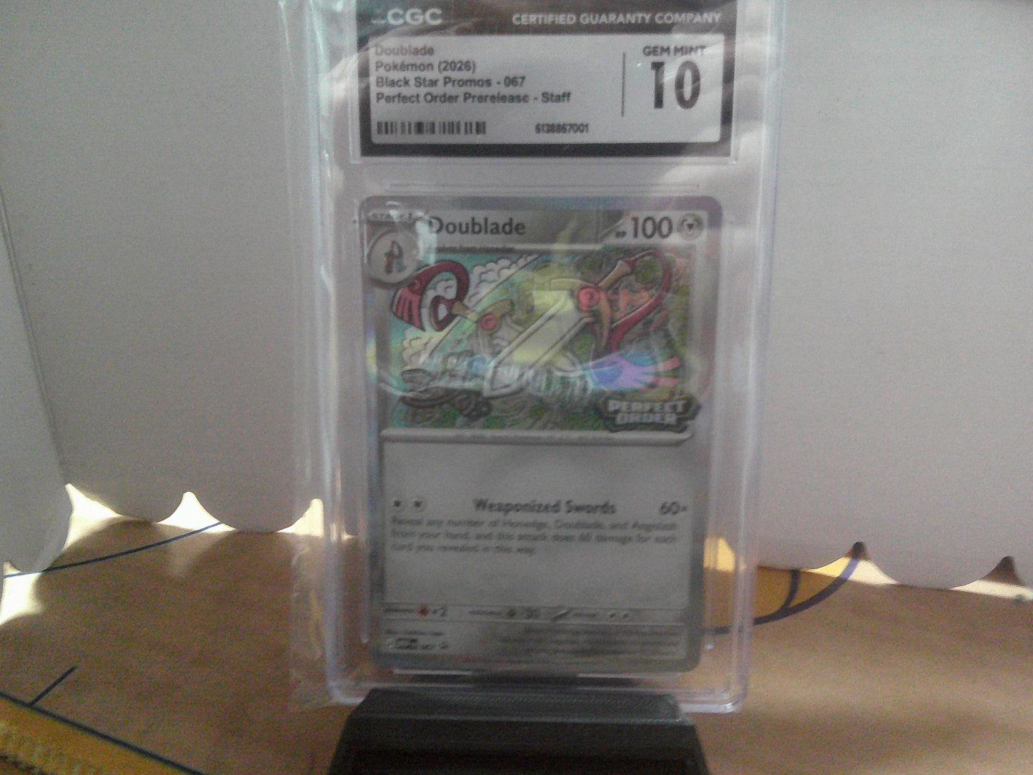 POKEMON PERFECT ORDER STAFF SET OF 4 CGC 10