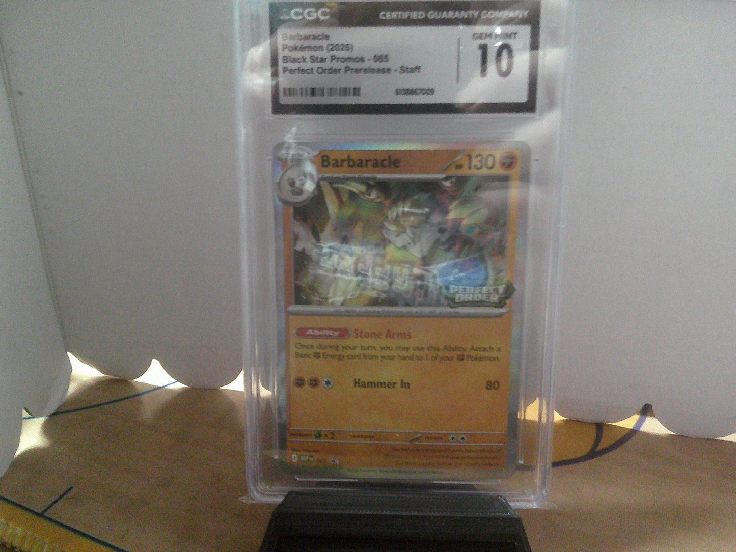 POKEMON PERFECT ORDER STAFF SET OF 4 CGC 10