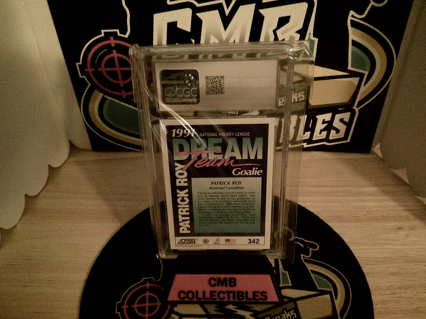 1991-92 Score American #342 Patrick Roy CGC 9