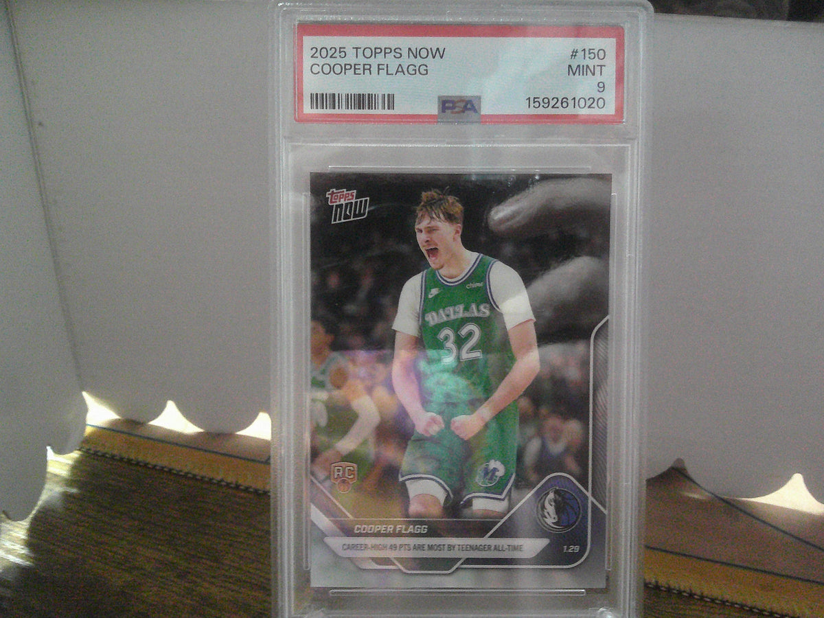 PSA 9 TOPPS NOW COOPER FLAG