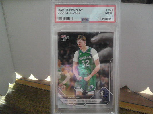 PSA 9 TOPPS NOW COOPER FLAG