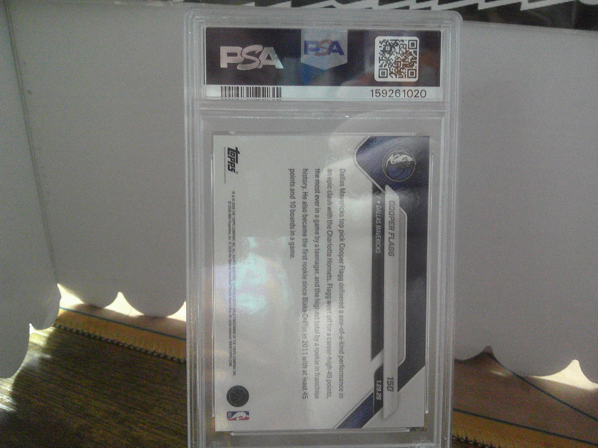 PSA 9 TOPPS NOW COOPER FLAG