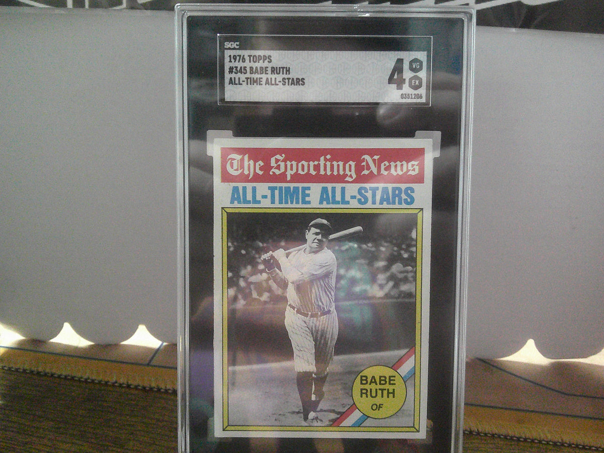 1976 TOPPS BABE RUTH SGC 4