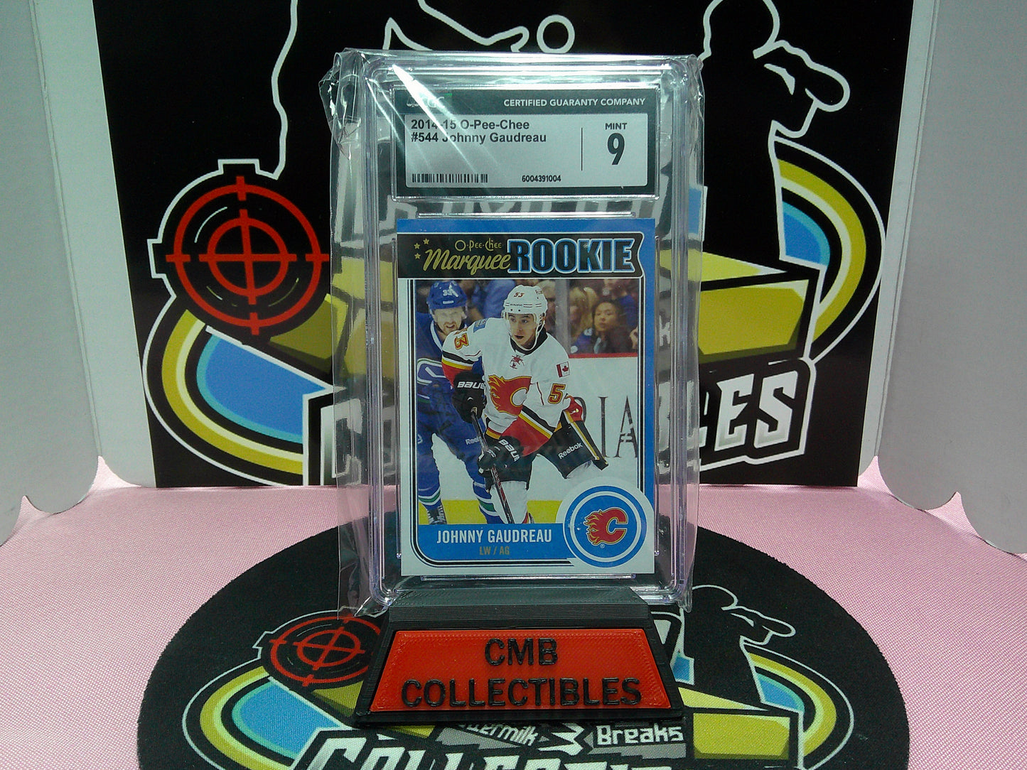 2014-15 O-Pee-Chee #544 Johnny Gaudreau CGC 9