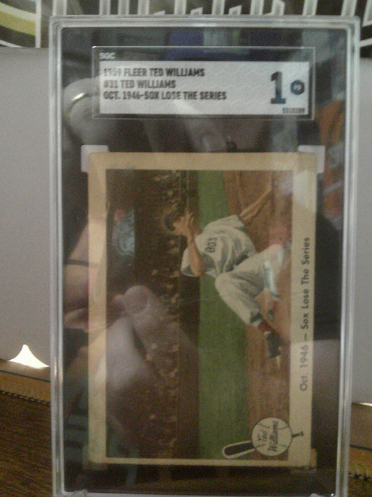 1959 FLEER TED WILLIAMS SGC 1